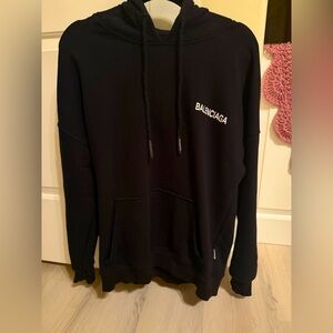 Balenciaga Black Hoodie Large
